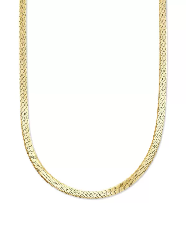 Herringbone Chain Necklace In 18K Gold Vermeil^Kendra Scott Fashion