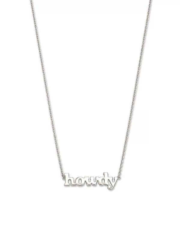 Howdy Pendant Necklace In Sterling Silver^Kendra Scott Fashion