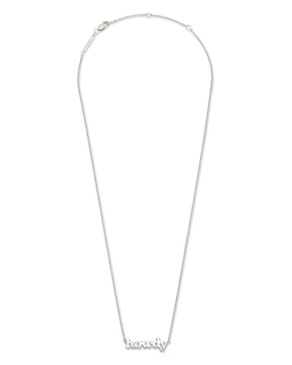 Howdy Pendant Necklace In Sterling Silver^Kendra Scott Fashion