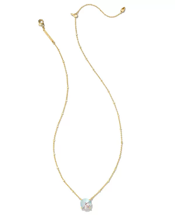 Jolie Gold Pendant Necklace In Dichroic Glass^Kendra Scott Best Sale