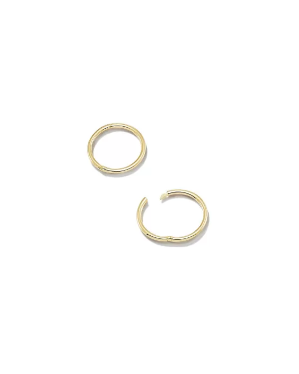 Keeley 13Mm Huggie Earrings In 18K Gold Vermeil^Kendra Scott Clearance