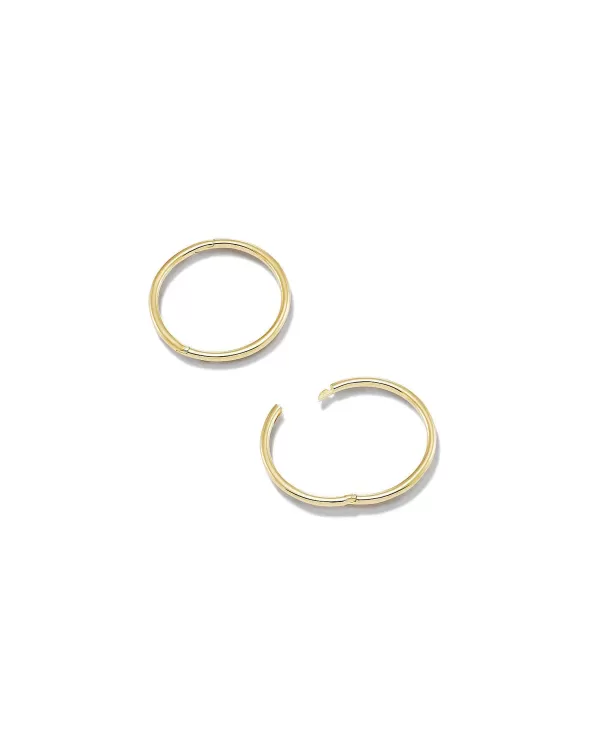 Keeley 16Mm Huggie Earrings In 18K Gold Vermeil^Kendra Scott Sale