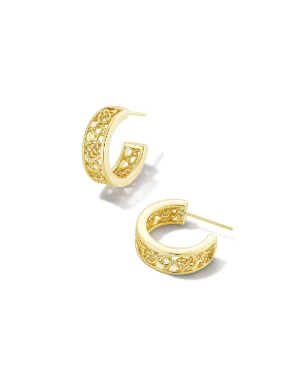 Kelly Huggie Earrings In Gold^Kendra Scott Fashion