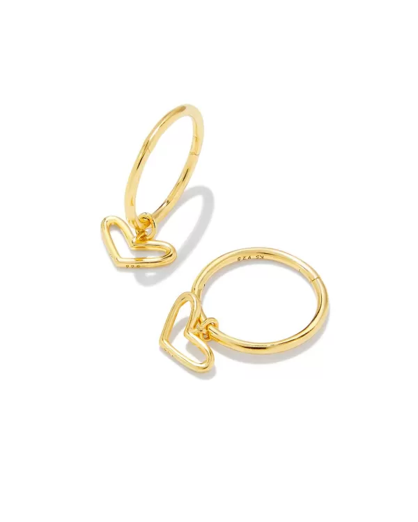 Kynlee Huggie Earrings In 18K Gold Vermeil^Kendra Scott Clearance