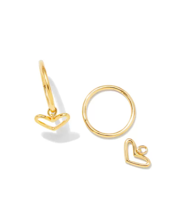 Kynlee Huggie Earrings In 18K Gold Vermeil^Kendra Scott Clearance