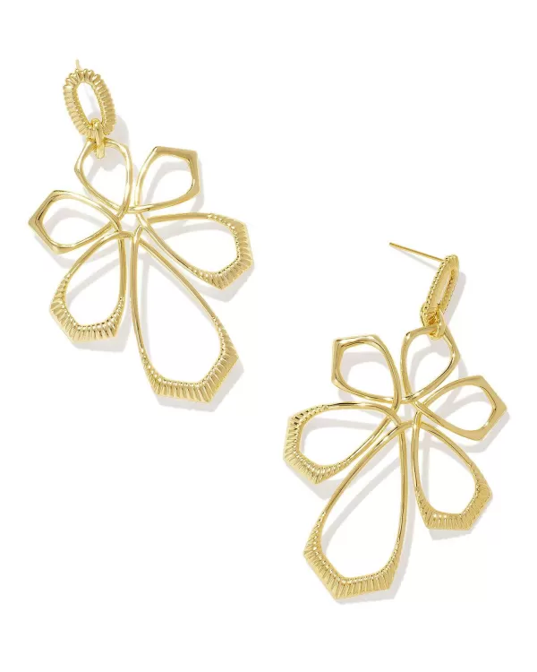 Layne Metal Statement Earrings In Gold^Kendra Scott Fashion