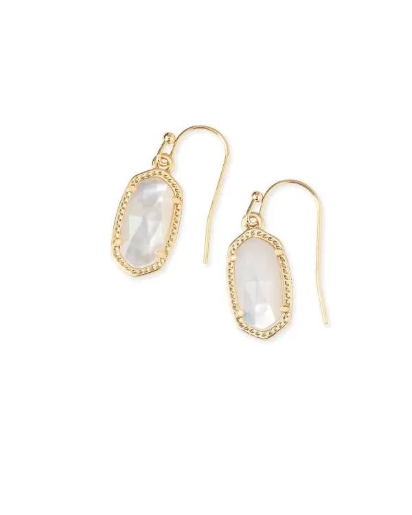 Lee Gold Drop Earrings In Ivory Mother-Of-Pearl^Kendra Scott Hot