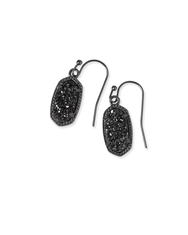 Lee Gunmetal Drop Earrings In Black Drusy^Kendra Scott Cheap