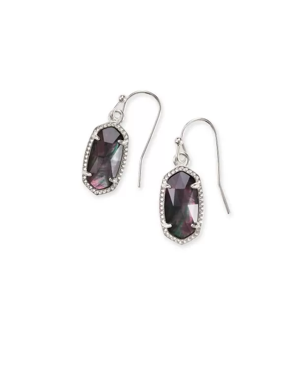 Lee Silver Drop Earrings In Black Mother-Of-Pearl^Kendra Scott Clearance