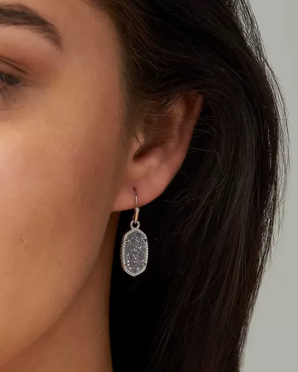 Lee Silver Drop Earrings In Iridescent Drusy^Kendra Scott Cheap