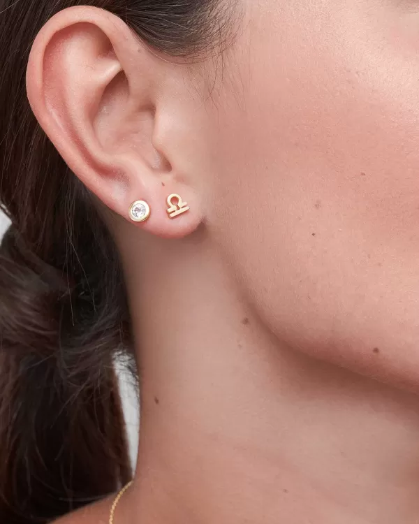 Libra Single Stud Earring In 18K Gold Vermeil^Kendra Scott Flash Sale