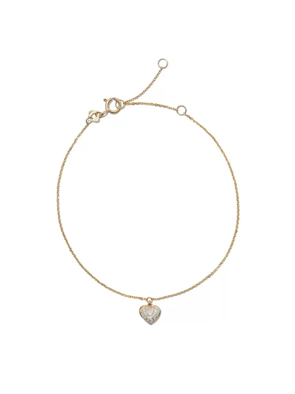 Madeline 14K Yellow Gold Delicate Chain Bracelet In White Diamond^Kendra Scott Cheap
