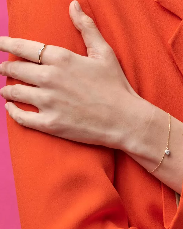 Madeline 14K Yellow Gold Delicate Chain Bracelet In White Diamond^Kendra Scott Cheap