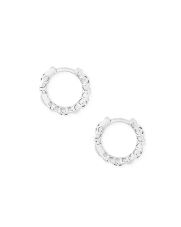 Maggie Huggie Earrings In Silver Filigree^Kendra Scott Best