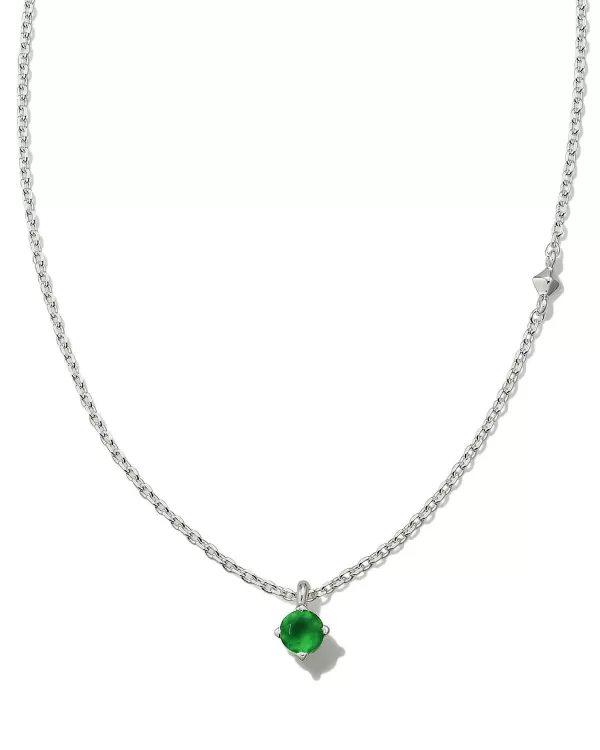 Maisie Sterling Silver Pendant Necklace In Green Onyx^Kendra Scott Store