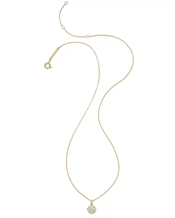 Matilda 14K Yellow Gold Pendant Necklace In White Diamond^Kendra Scott Cheap