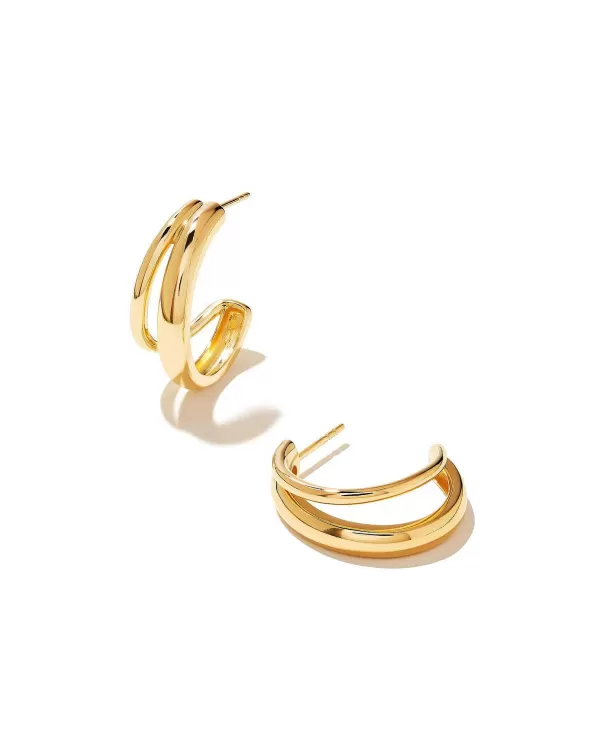 Meg Double Hoop Earrings In Mixed Metal^Kendra Scott Best Sale