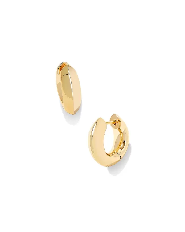 Mikki Metal Huggie Earrings In Gold^Kendra Scott Sale