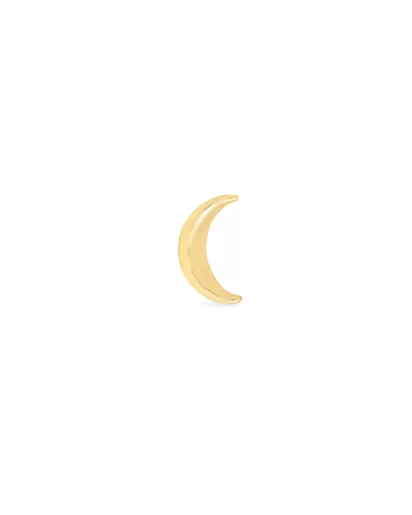 Moon Single Stud Earring In 18K Yellow Gold Vermeil^Kendra Scott Fashion