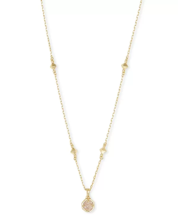 Nola Gold Pendant Necklace In Iridescent Drusy^Kendra Scott Shop