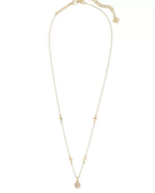 Nola Gold Pendant Necklace In Iridescent Drusy^Kendra Scott Shop