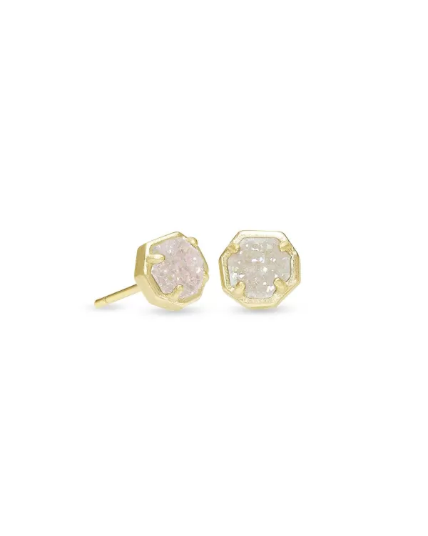 Nola Gold Stud Earrings In Iridescent Drusy^Kendra Scott Flash Sale