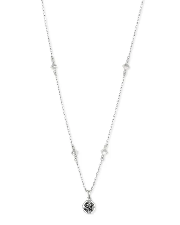 Nola Silver Pendant Necklace In Platinum Drusy^Kendra Scott Best