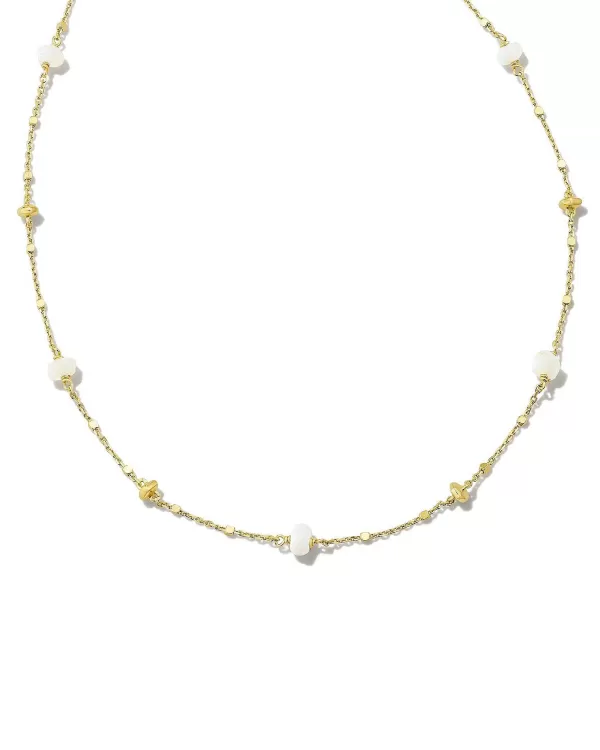 Opal 18K Gold Vermeil Strand Necklace In White Opal^Kendra Scott Fashion