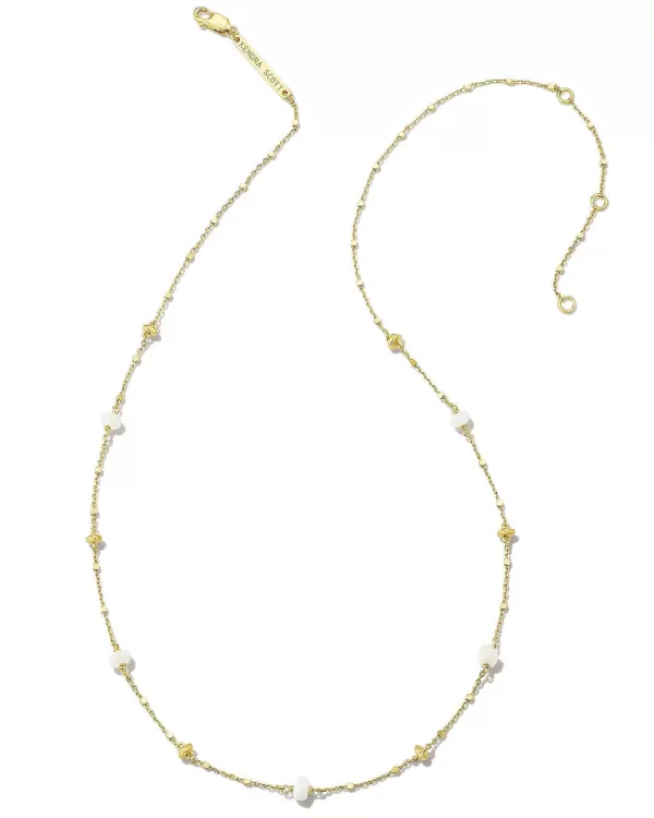 Opal 18K Gold Vermeil Strand Necklace In White Opal^Kendra Scott Fashion