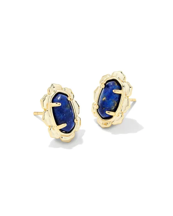 Piper Gold Stud Earrings In Blue Lapis^Kendra Scott Store