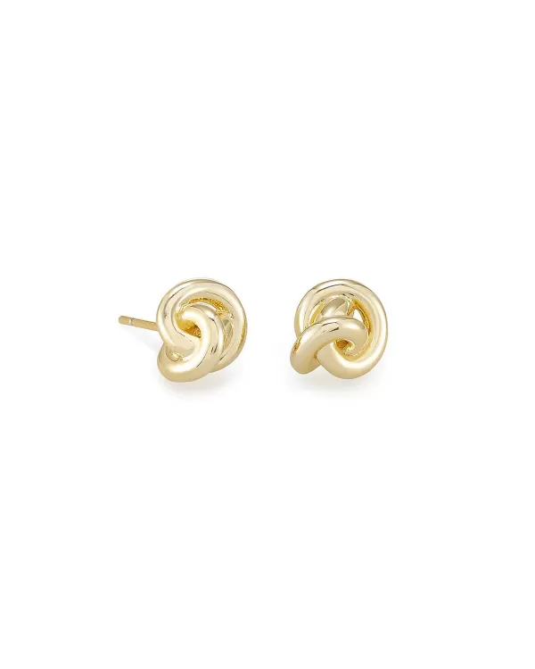 Presleigh Love Knot Stud Earrings In Gold^Kendra Scott Sale