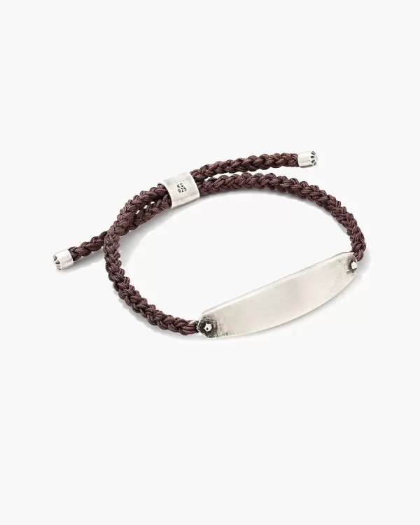 Robert Oxidized Sterling Silver Corded Bracelet In Dark Taupe^Kendra Scott Discount