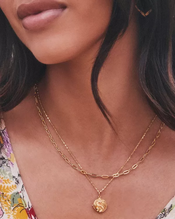 Small Paperclip Chain Necklace In 18K Gold Vermeil^Kendra Scott Shop