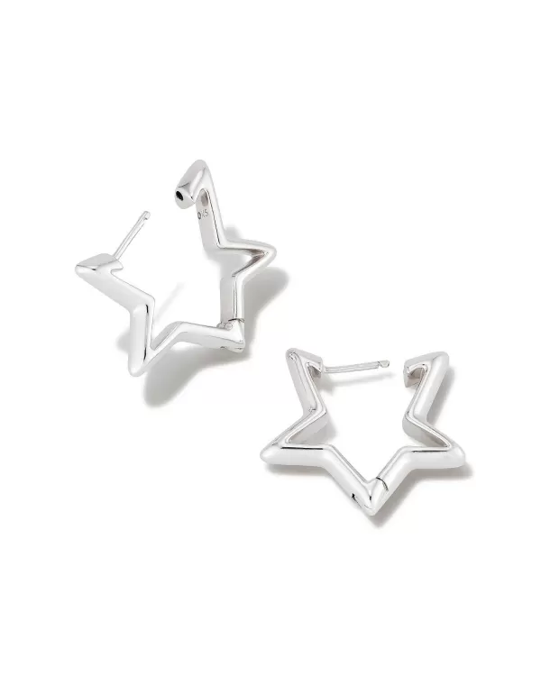 Star Huggie Earrings In Silver^Kendra Scott Outlet