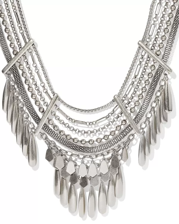 Sydney Statement Necklace In Vintage Silver^Kendra Scott Shop