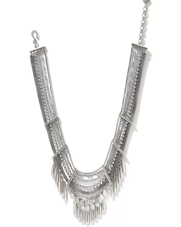 Sydney Statement Necklace In Vintage Silver^Kendra Scott Shop
