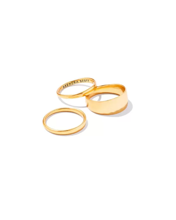 Terra Ring Set Of 3 In Vintage Gold^Kendra Scott Hot
