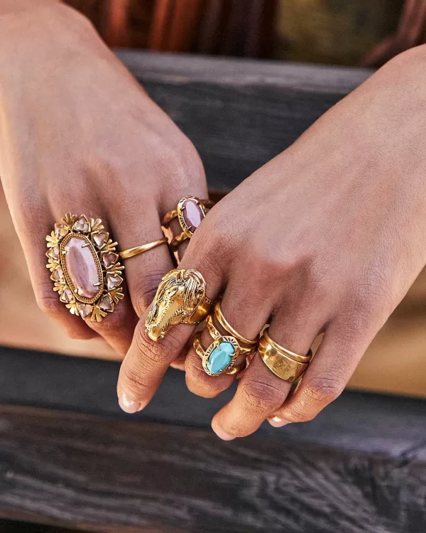 Terra Ring Set Of 3 In Vintage Gold^Kendra Scott Hot