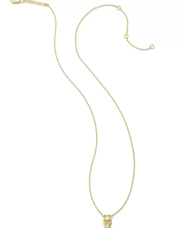 Tiny Beau Short Pendant Necklace In 18K Yellow Gold Vermeil^Kendra Scott Clearance