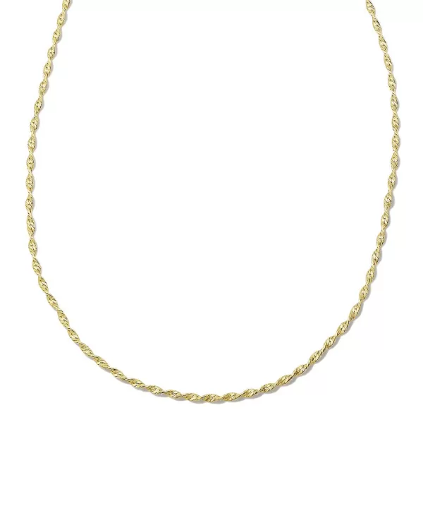 Twisted Victorian Chain Necklace In 18K Gold Vermeil^Kendra Scott Cheap