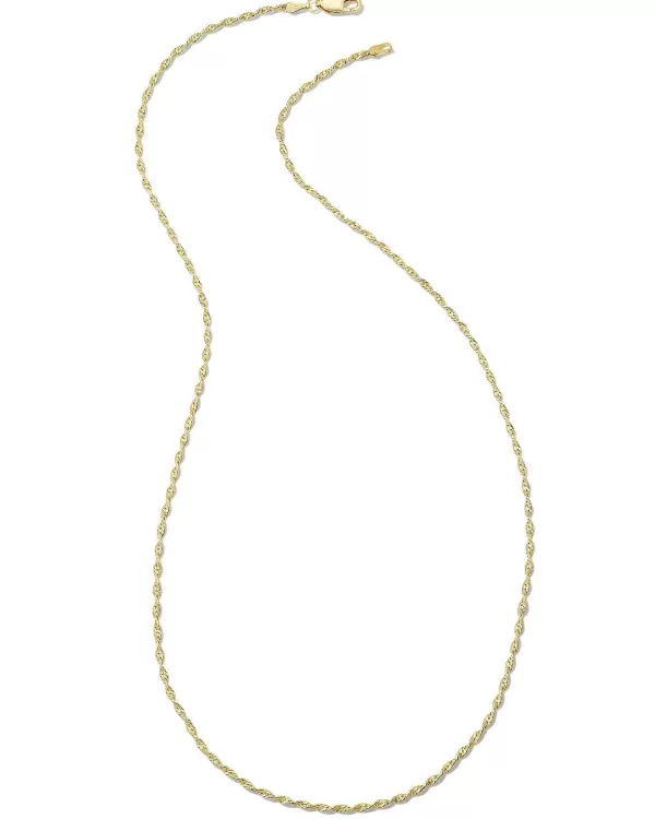 Twisted Victorian Chain Necklace In 18K Gold Vermeil^Kendra Scott Cheap